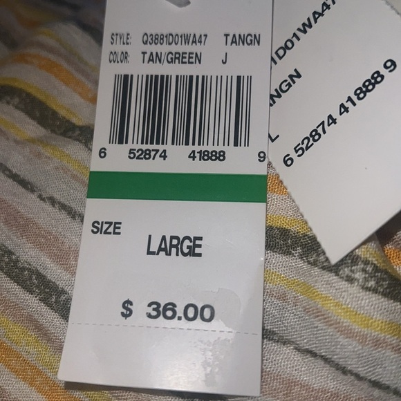 SPEECHLESS Big Girls Smocked Elastic Waist Striped Halter Top | NEW/NWT!!🤎🧡 - Picture 2 of 4